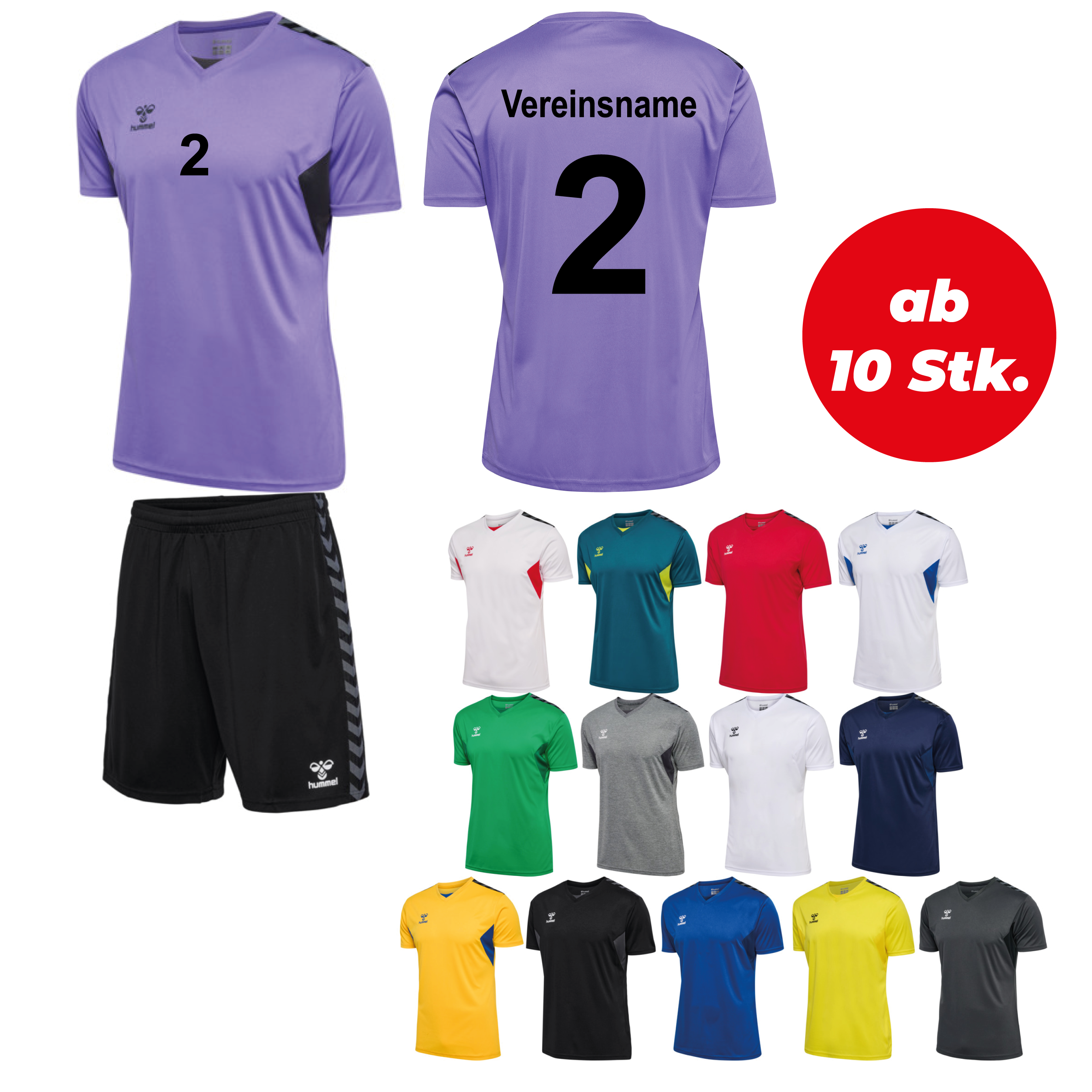 Trikotsatz Handball AUTHENTIC PL JERSEY ab 10 Stk. inkl. Druck